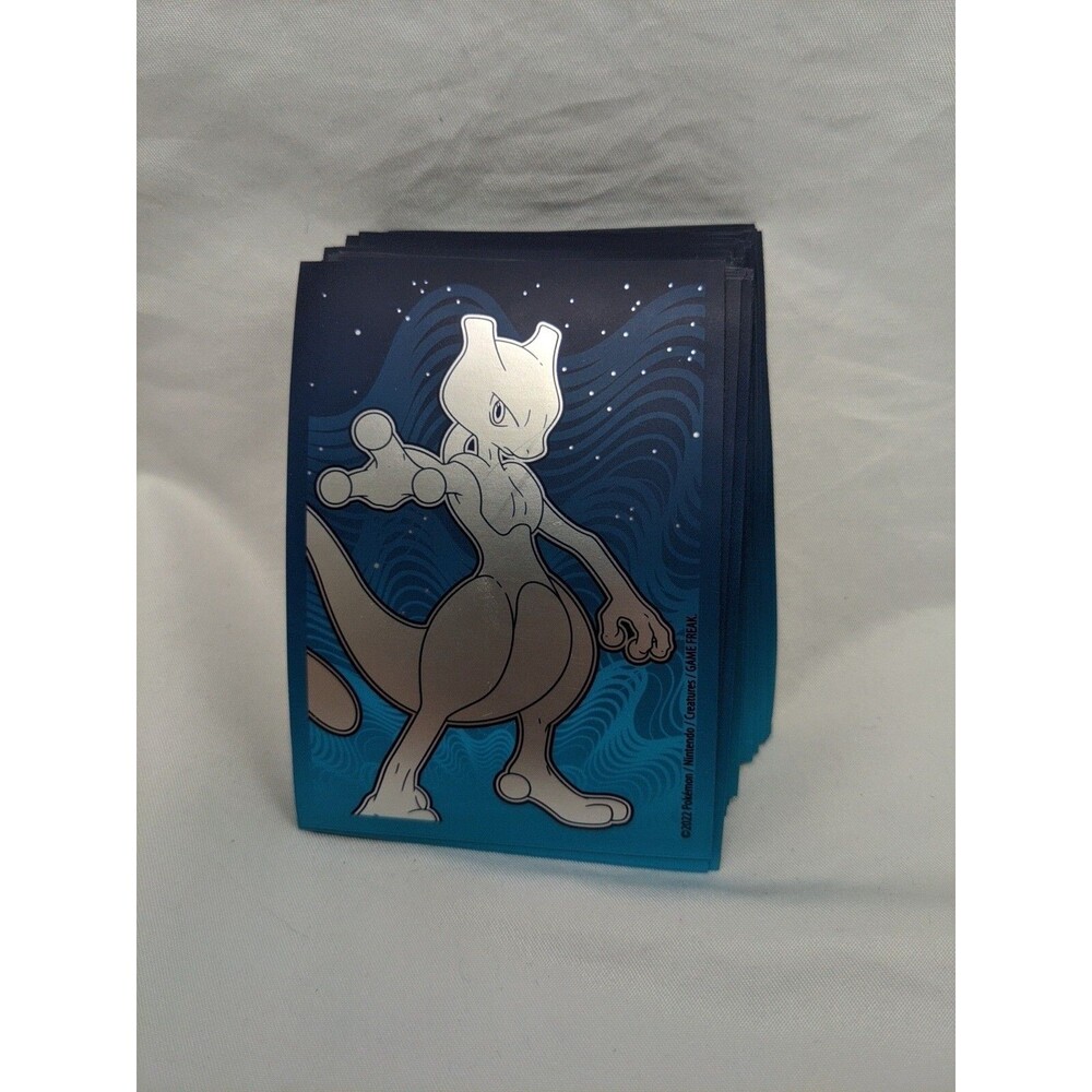 Lot Of (65) Mewtwo Pokémon TCG Elite Trainer Box Premium Standard Size Sleeves